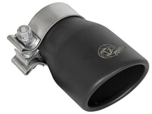 Carica l&#39;immagine nel visualizzatore di Gallery, aFe MACH Force-XP 409 SS Single Wall Universal Clamp On Exhaust Tip - Black