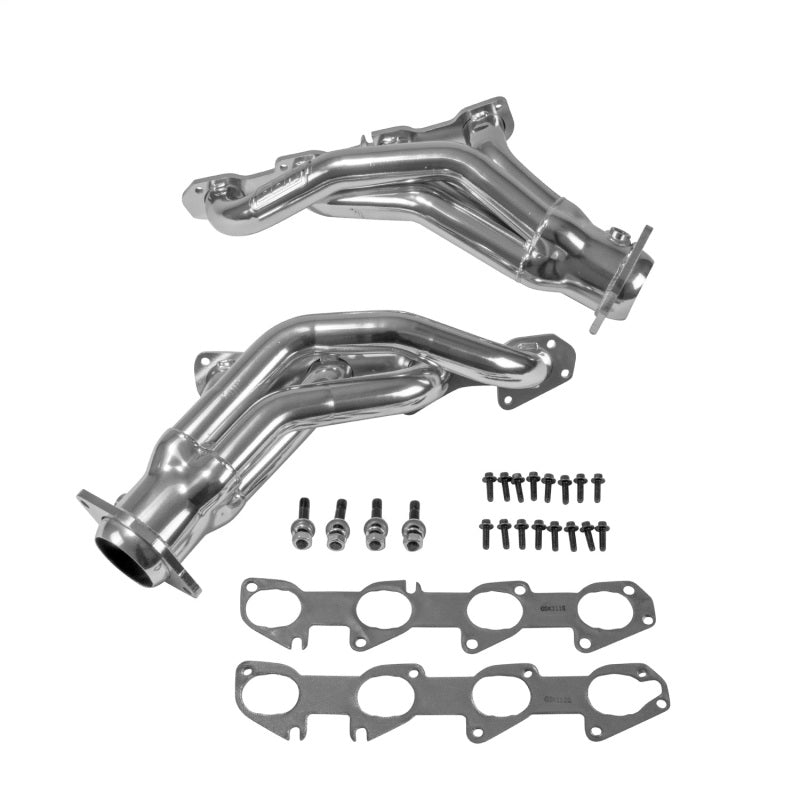 BBK 11-17 Dodge Hemi 6.4L Shorty Tuned Length Exhaust Headers - 1-7/8in Silver Ceramic