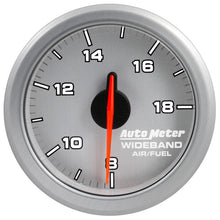 Carica l&#39;immagine nel visualizzatore di Gallery, Autometer Airdrive 2-1/6in Wideband Air / Fuel Gauge 10:1-17:1 ARF Range - Silver