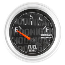 Laden Sie das Bild in den Galerie-Viewer, Autometer Hoonigan 52mm 24 Ohm Empty 33 Ohm Full Electronic Fuel Level Gauge