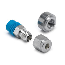 Carica l&#39;immagine nel visualizzatore di Gallery, Autometer 3/16in Compression - 1/8in NPT Connector Fitting and Mating 1/8in NPT Weld Fitting