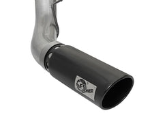 Carica l&#39;immagine nel visualizzatore di Gallery, aFe Large Bore-HD 5in DPF Back 409 SS Exhaust System w/Black Tip 2017 Ford Diesel Trucks V8 6.7L(td)