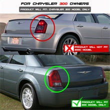 Load image into Gallery viewer, Spyder Chrysler 300 05-07 LED Tail Lights Black ALT-YD-CHR305-LED-BK