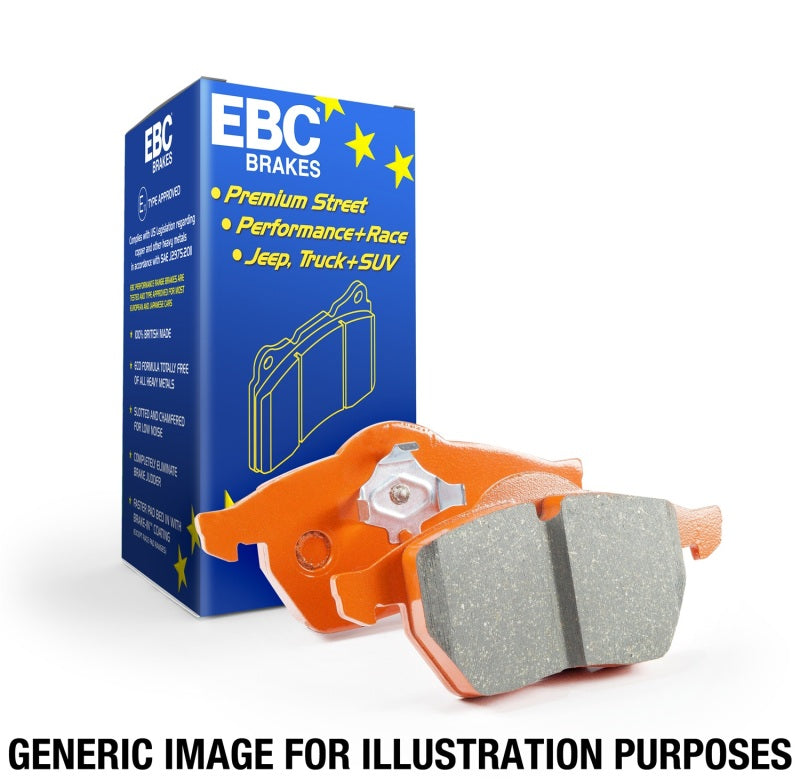 EBC 03-04 Cadillac XLR 4.6 Orangestuff Front Brake Pads