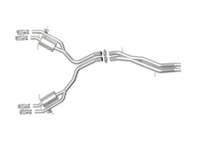 Carica l&#39;immagine nel visualizzatore di Gallery, aFe 18-20 Audi RS5 Coupe MACH Force-Xp 3in to 2.5in 304 SS Axle-Back Exhaust System-Quad Polish Tips