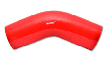 Laden Sie das Bild in den Galerie-Viewer, Vibrant 4 Ply Reinforced Silicone Elbow Connector - 4in I.D. - 45 deg. Elbow (RED)