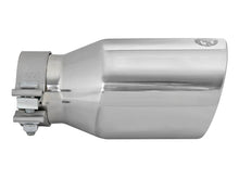 Cargar imagen en el visor de la galería, aFe MACH Force-Xp Univ 304 SS Double-Wall Clamp-On Exhaust Tip - Polished - 3in Inlet - 4.5in Outlet