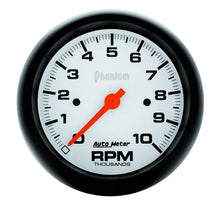 Charger l&#39;image dans la galerie, Autometer Phantom 3-3/8in 10000 PRM In-Dash Single Range Tachometer