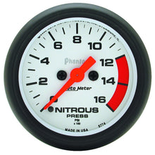 Carica l&#39;immagine nel visualizzatore di Gallery, Autometer Phantom 2-1/16in 1600 PSI Digital Stepper Motor Nitrous Pressure Gauge