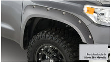 Charger l&#39;image dans la galerie, Bushwacker 16-18 Toyota Tundra Fleetside Pocket Style Flares 4pc 66.7/78.7/97.6in Bed - Silver Sky