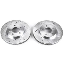 Load image into Gallery viewer, Power Stop 05-10 Ford Mustang Front Evolution Drilled &amp; Slotted Rotors - Pair