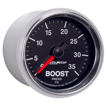 Laden Sie das Bild in den Galerie-Viewer, AutoMeter GS 2 1/16 inch 35PSI Mechanical Boost Gauge