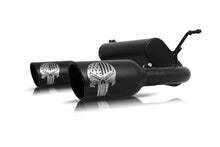 Carica l&#39;immagine nel visualizzatore di Gallery, Gibson 18-20 Jeep Wrangler Sport 3.6L 2.5in Patriot Skull Series Cat-Back Dual Exhaust - Blk Ceramic