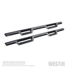 गैलरी व्यूवर में इमेज लोड करें, Westin 19-20 Chevrolet Silverado / GMC Sierra 1500 Double Cab HDX Drop Nerf Step Bars - Textured Blk