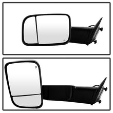 Charger l&#39;image dans la galerie, Xtune Dodge Ram 1500 09-12 Extendable Heated Adjust Mirror Black HoUSing Left MIR-DRAM09S-PWH-L