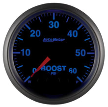 Laden Sie das Bild in den Galerie-Viewer, Autometer Elite 52mm 0-60 PSI Boost Peak &amp; Warn w/ Electronic Control Gauge