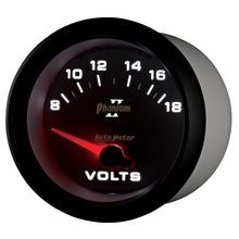 Charger l&#39;image dans la galerie, Autometer Phantom II 2-5/8in 18V Electric Voltmeter Gauge