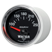 Laden Sie das Bild in den Galerie-Viewer, Autometer GS 52mm 100-250 Deg F Short Sweep Electronic Water Temperature Gauge