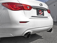 Cargar imagen en el visor de la galería, aFe Takeda 2.5in 304 SS Axle-Back Exhaust w/ Black Tips 16-18 Infiniti Q50 V6-3.0L (tt)