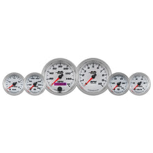 गैलरी व्यूवर में इमेज लोड करें, Autometer Pro-Cycle Gauge Kit 6 Pc. Kit 3 3/8in &amp; 2 1/16in Bagger White