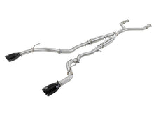 Charger l&#39;image dans la galerie, aFe POWER Takeda 2.5in 304 SS CB Exhaust w/ Black Tips 17-19 Infiniti Q60 V6-3.0L (tt)