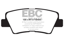 Cargar imagen en el visor de la galería, EBC 09-11 Hyundai Azera 3.3 Ultimax2 Rear Brake Pads