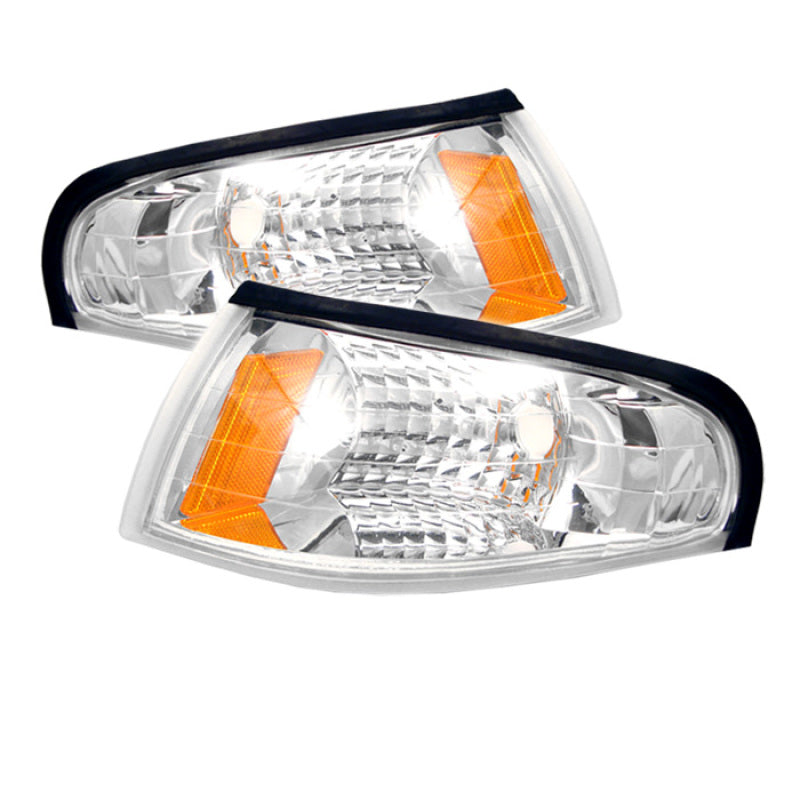 Xtune Ford MUStang 94-98 Amber Corner Lights Euro CCL-FM94-E-AM