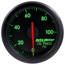 Cargar imagen en el visor de la galería, Autometer Airdrive 2-1/6in Oil Pressure Gauge 0-100 PSI - Black