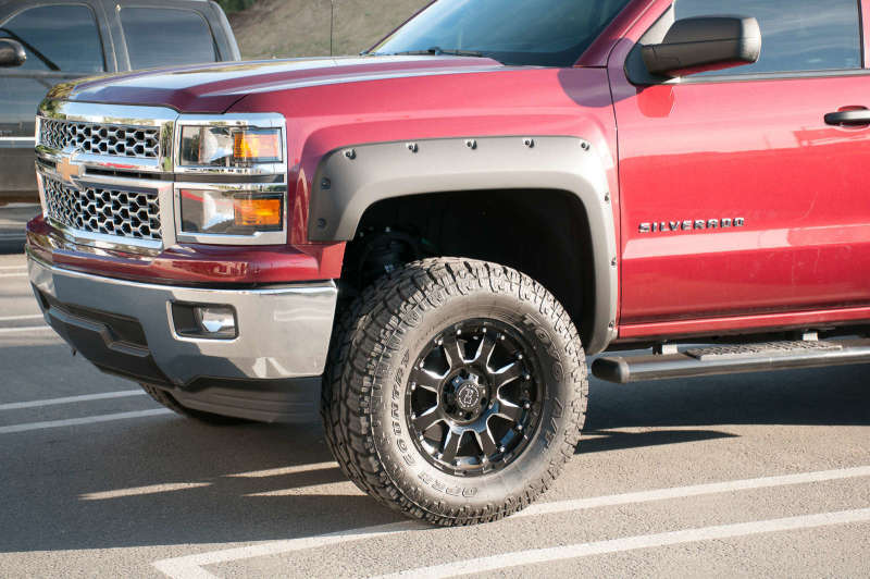 EGR 14+ Chev Silverado 5ft Bed Bolt-On Look Fender Flares - Set - Matte (791675)