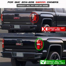 Charger l&#39;image dans la galerie, Spyder GMC Sierra 14-16 LED Tail Lights Black Smoke ALT-YD-GS14-LBLED-BSM