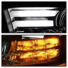 Load image into Gallery viewer, Spyder Dodge Ram 13-15 Projector Headlights Light Bar DRL Smoke PRO-YD-DR13-LBDRL-SM