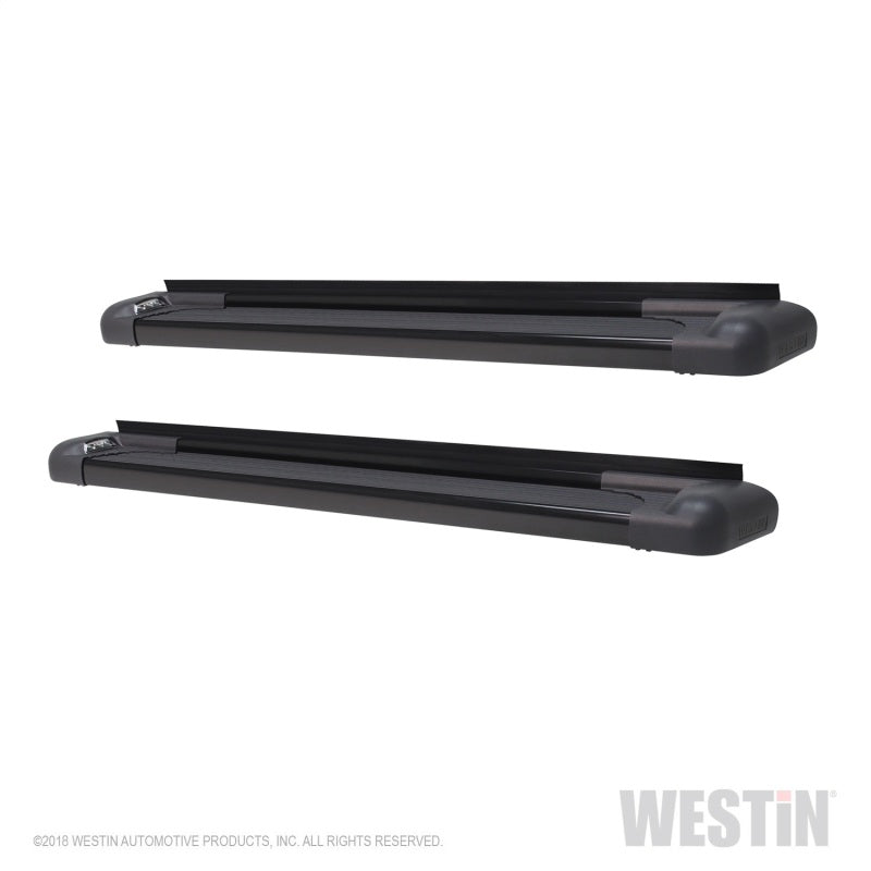 Westin SG6 Black Aluminum Running Boards 79 in