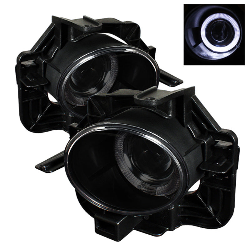 Spyder Nissan Altima 07-12 4Dr Halo Projector Fog Lights w/swch Clear FL-P-NA07-4D-HL