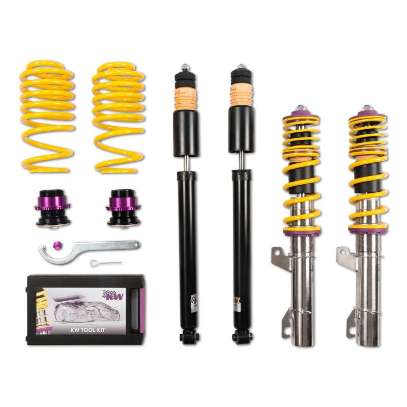 KW Coilover Kit V1 Audi TT (TTC TTR) Coupe + Roadster; FWD; all engines