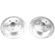 Carica l&#39;immagine nel visualizzatore di Gallery, Power Stop 18-19 Toyota Camry Rear Evolution Drilled &amp; Slotted Rotors - Pair