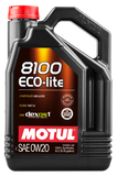 Motul 5L Synthetic Engine Oil 8100 0W20 ECO-LITE - Case of 4