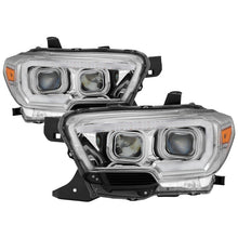 गैलरी व्यूवर में इमेज लोड करें, xTune 16-18 Toyota Tacoma SR/SR5 DRL Proj Headlights w/Turn Signal - Chrm (PRO-JH-TTA16-SR-C)