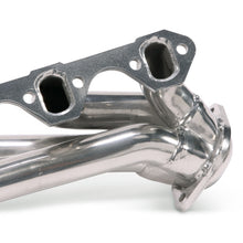 Cargar imagen en el visor de la galería, BBK 79-93 Mustang 351 Swap Shorty Unequal Length Exhaust Headers - 1-5/8 Silver Ceramic