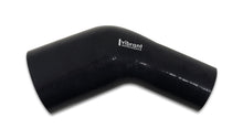 Charger l&#39;image dans la galerie, Vibrant 3.25in x 3.00in In/Out 45 Degree Black Silicone Transition Hose