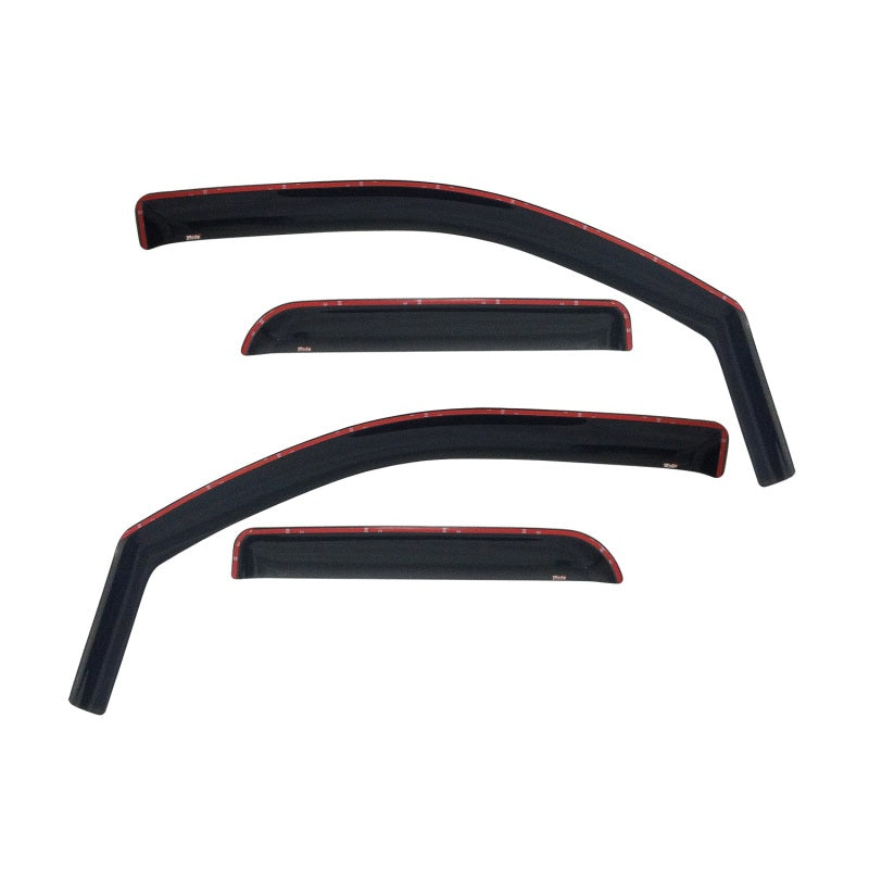 Westin 2008-2012 Ford/Mercury Escape Wade In-Channel Wind Deflector 4pc - Smoke