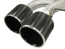 Charger l&#39;image dans la galerie, aFe Takeda 3in SS Exhaust Cat-Back 09-14 Nissan GTR V6 3.8L Carbon Fiber Tips