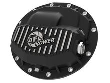 Carica l&#39;immagine nel visualizzatore di Gallery, aFe Power Pro Series Rear Differential Cover Black w/ Machined Fins 13-18 RAM Diesel Trucks L6-6.7L