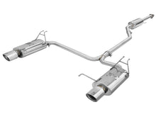 Carica l&#39;immagine nel visualizzatore di Gallery, aFe Takeda Exhaust 2.25in to 2in Dia 304SS Cat-Back w/Polished Tips 08-12 Honda Accord Coupe V6 3.5L