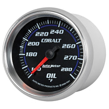 Laden Sie das Bild in den Galerie-Viewer, Autometer Cobalt 66.7mm 140-280 Degree F Mechanical Oil Temperature Gauge