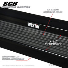 Laden Sie das Bild in den Galerie-Viewer, Westin SG6 Black Aluminum Running Boards 79 in