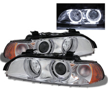 Charger l&#39;image dans la galerie, Xtune Bmw E39 5-Series 97-03 Halo Projector Headlights Chrome PRO-CL-BE3997-G2-C