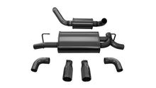 Carica l&#39;immagine nel visualizzatore di Gallery, Corsa 18+ Jeep Wrangler JL 2.5in Dual Rear Exit Black Tips Touring Axle-Back Exhaust