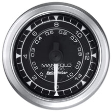 Laden Sie das Bild in den Galerie-Viewer, Autometer Chrono 2-1/16in 15PSI Manifold Pressure Gauge