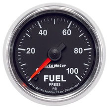 Laden Sie das Bild in den Galerie-Viewer, Autometer GS 0-100 PSI Full Sweep Electronic Fuel Pressure Gauge