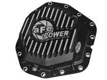 Carica l&#39;immagine nel visualizzatore di Gallery, aFe Power Rear Diff Cover Black w/Machined Fins 17 Ford F-350/F-450 6.7L (td) Dana M300-14 (Dually)